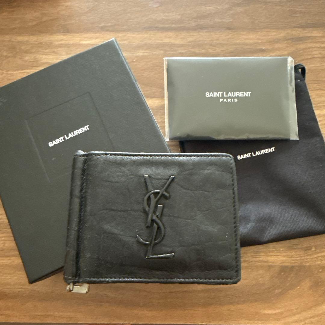 SAINT LAURENT ブラックマネークリップ　最終値下げ