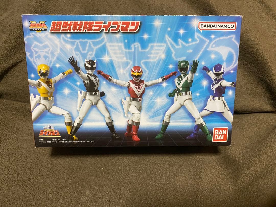SHODO SUPER 超獣戦隊ライプマン 5体セット