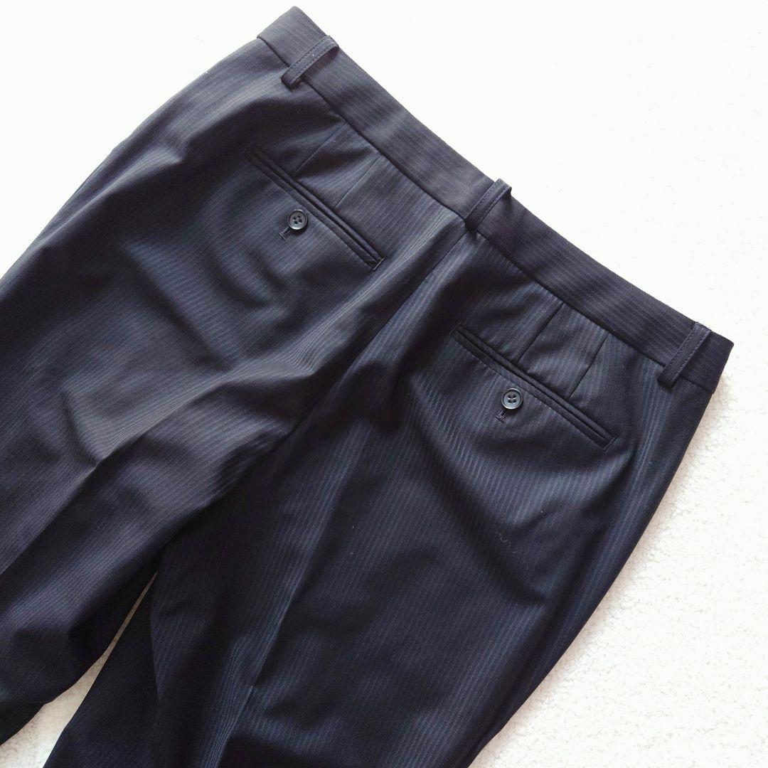 23区 Bahariye ウール ストライプ パンツスーツ 上下 44