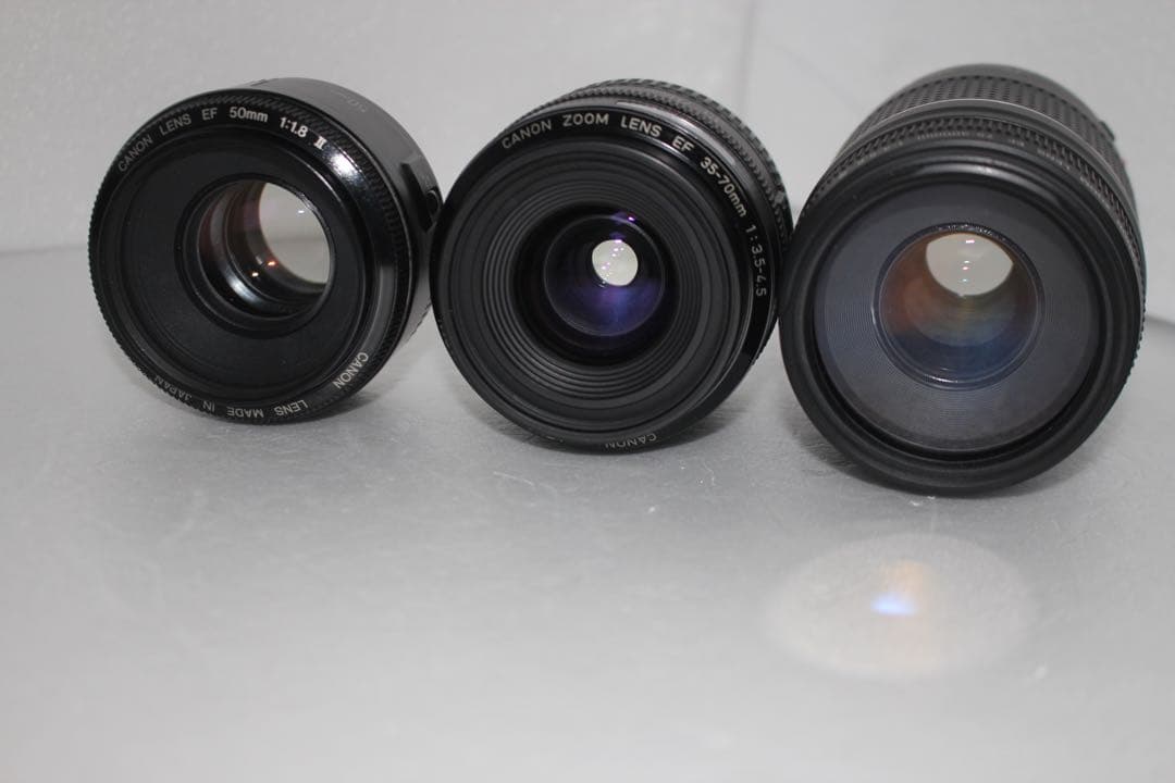 保証付　Canon EOS 9000D標準＆望遠＆単焦点トリプルレンズセット