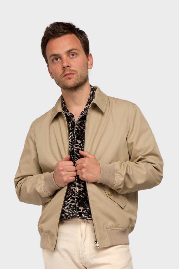 A.P.C. アーペーセー　ハリントンジャケット　ベージュ　Lサイズ