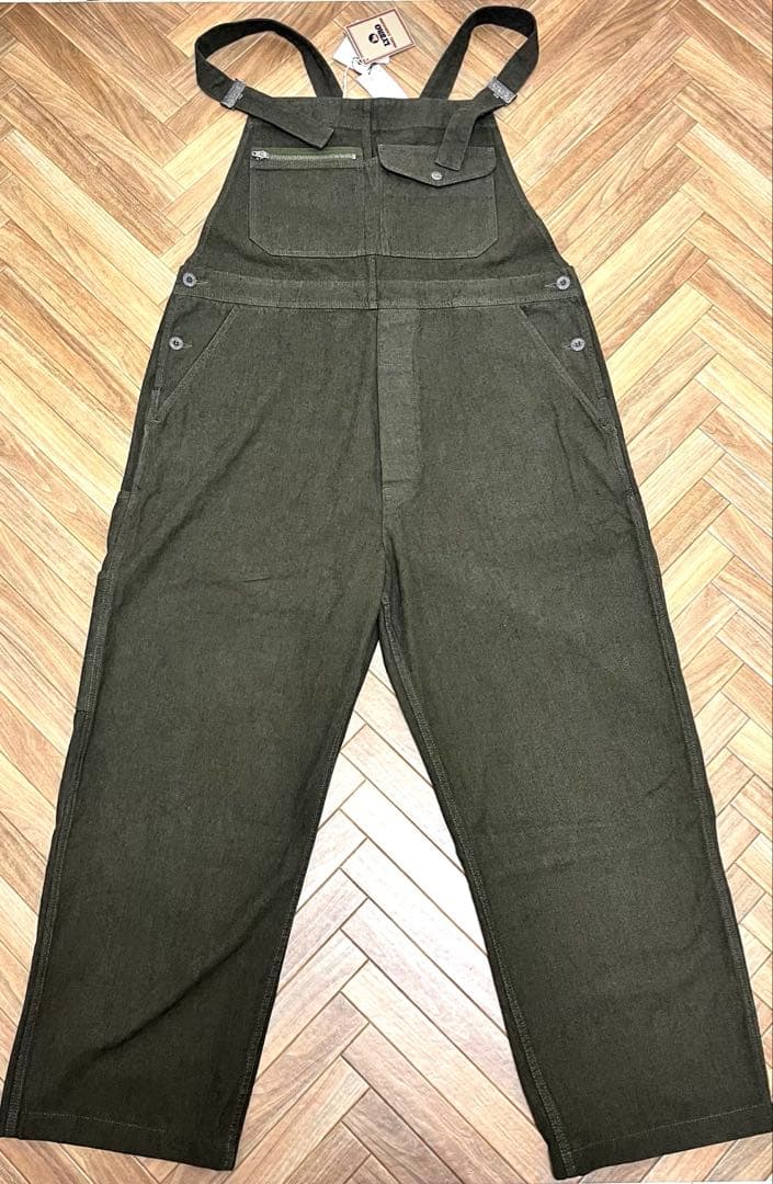 新品　ナイジェルケーボン　ライブロ　ダンガリーコットン　オーバーオール　48