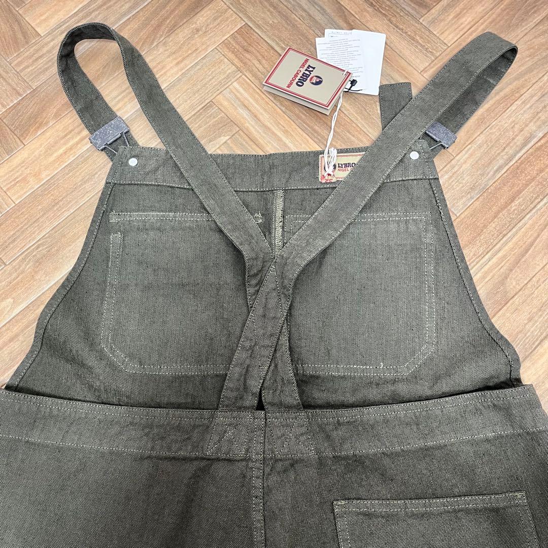 新品　ナイジェルケーボン　ライブロ　ダンガリーコットン　オーバーオール　48