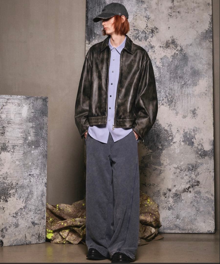 MAISON SPECIAL レザーシングルライダー ジャケット