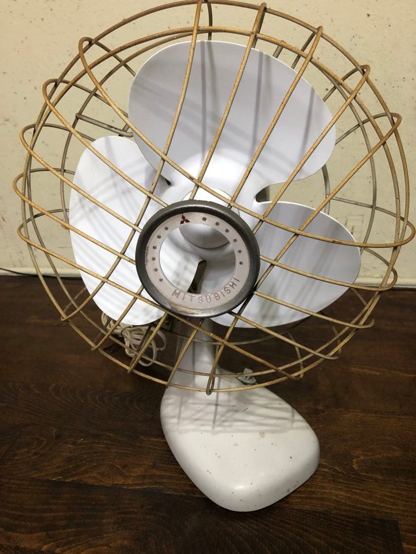 【レトロ】卓上扇風機　三菱
