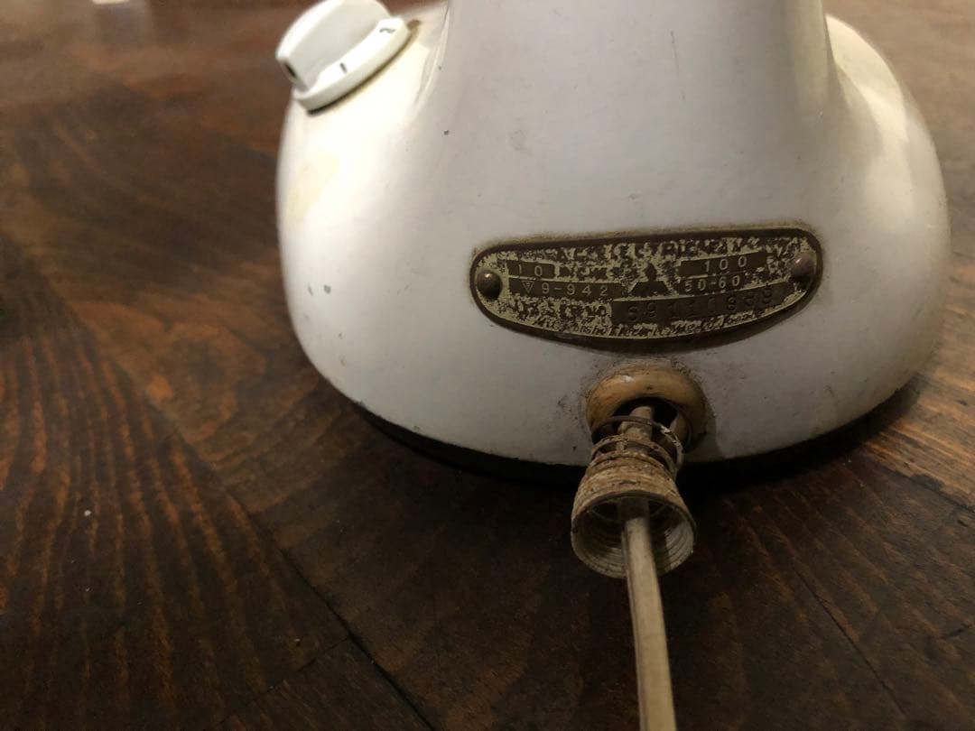 【レトロ】卓上扇風機　三菱