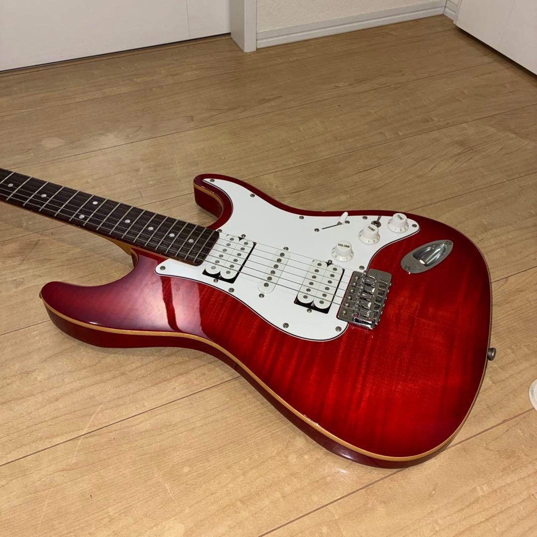 トラ目！希少！Legend エレキギター ストラトタイプ LST-FMX HSH