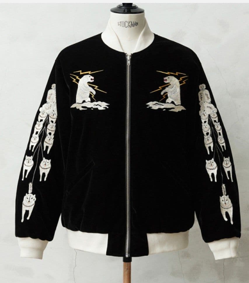 WAIPER 別注 TAION　リバーシブルダウン スカジャン アラスカ