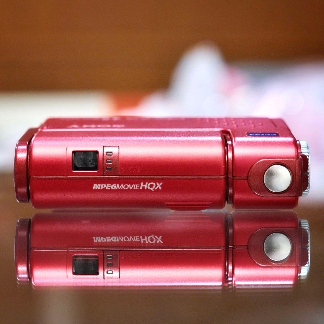 極美品！動作品 平成レトロ SONY Cyber−Shot DSC-F77A 赤