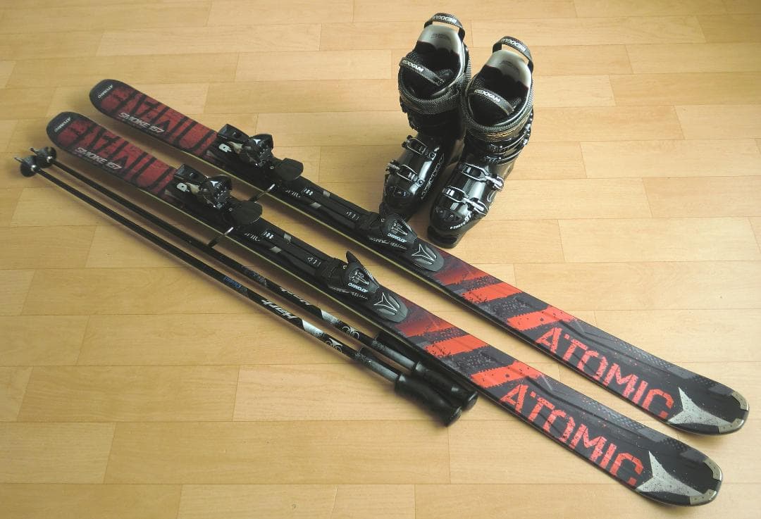 ■1月限定■送料無料■アトミック■メンズスキーセット■板157靴26-26.5■