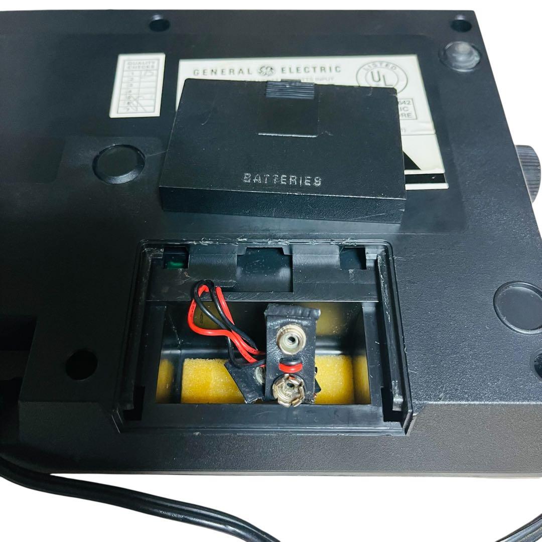 【レトロ】アメリカ General Electric AM/FMラジオ クロック