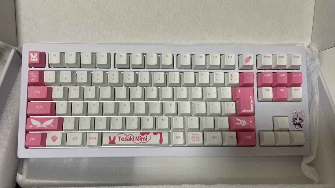 【新品・未使用品】兎咲ミミ ぶいすぽ VSPO!GEAR ゲーミングキーボード