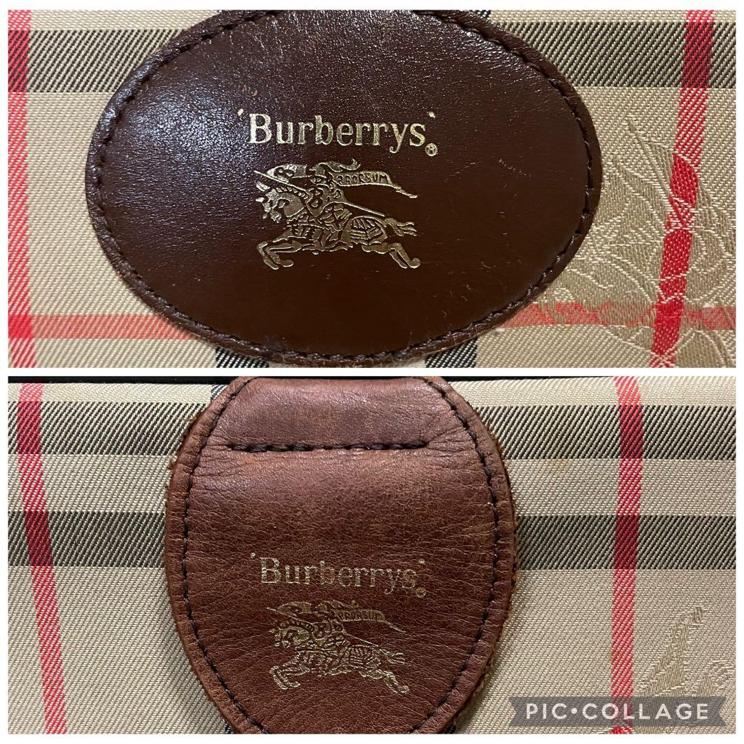 【3泊4日】 バーバリー ボストンバッグ ノバチェック 大容量 旅行 鍵付き