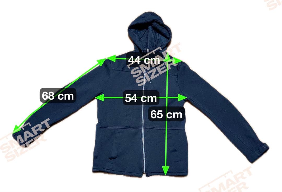 Comme des garcons 縮絨加工 フルジップパーカー フーディ