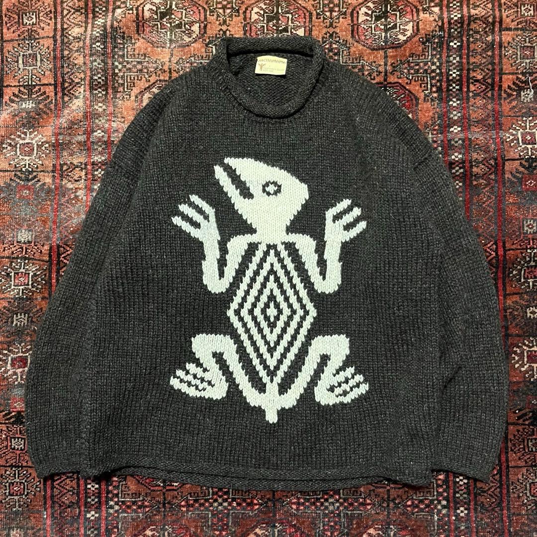 e*n様 80S Ecuador Knit MACHAMAMA エクワドルニット