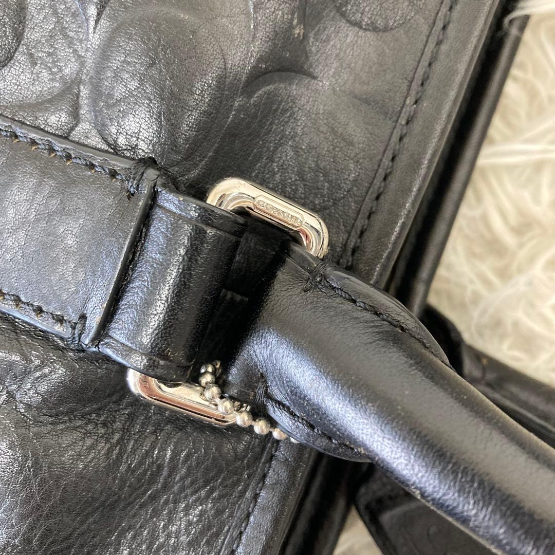 COACH✨2way ビジネスバッグ　オールレザーA4PC シグネチャー