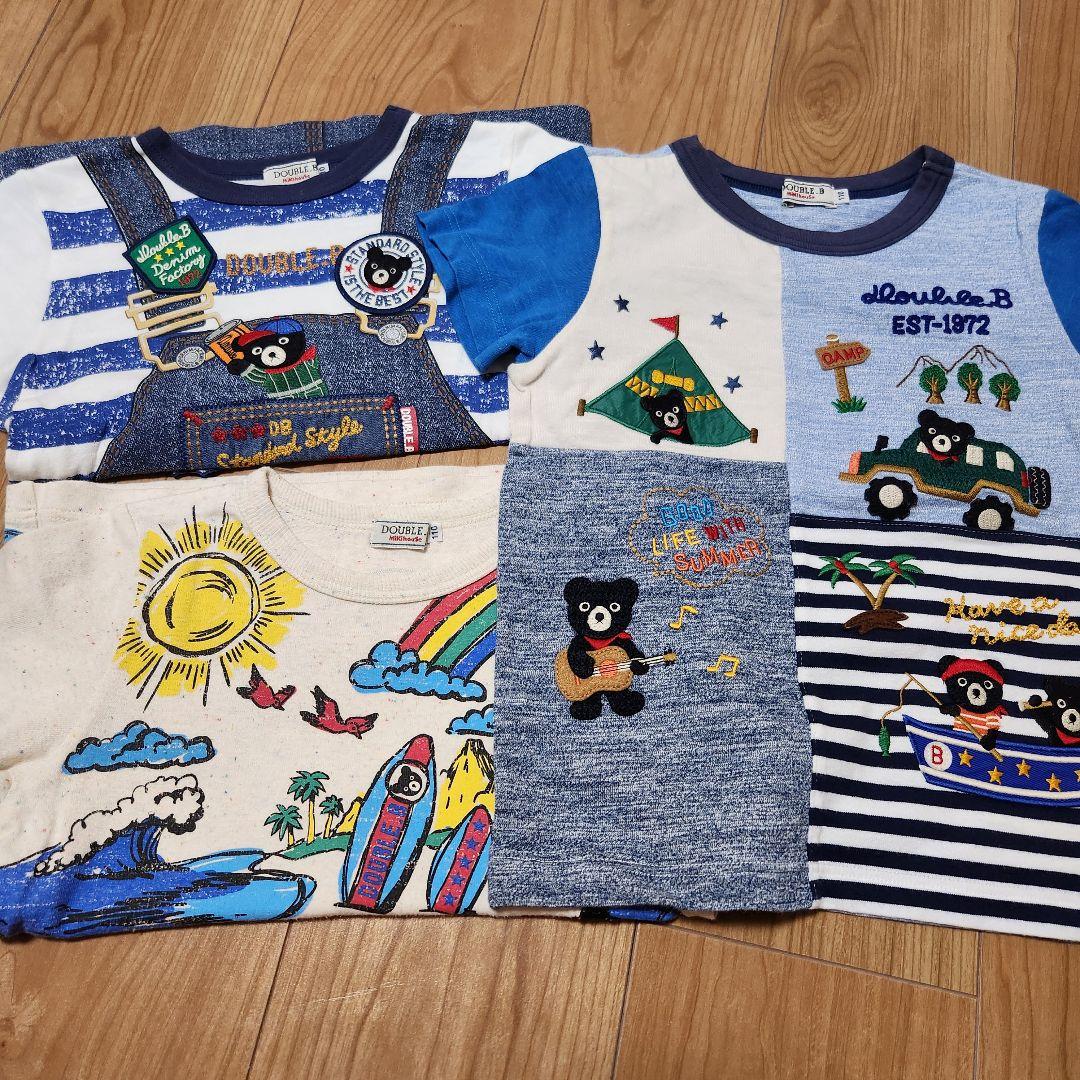 な ダブルビー半袖Tシャツ3枚 110cm