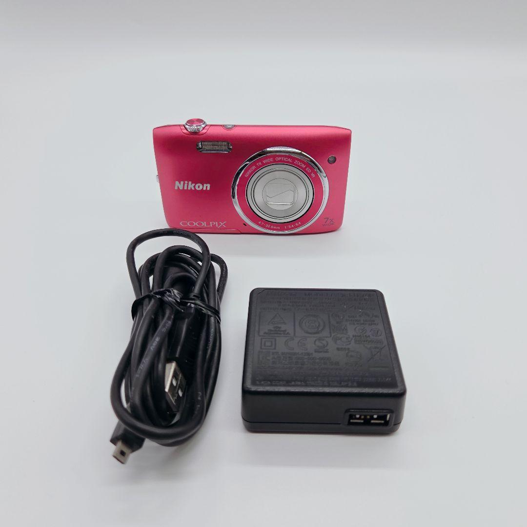 美品✨Nikon COOLPIX S3500 ピンク コンデジ デジカメ ニコン