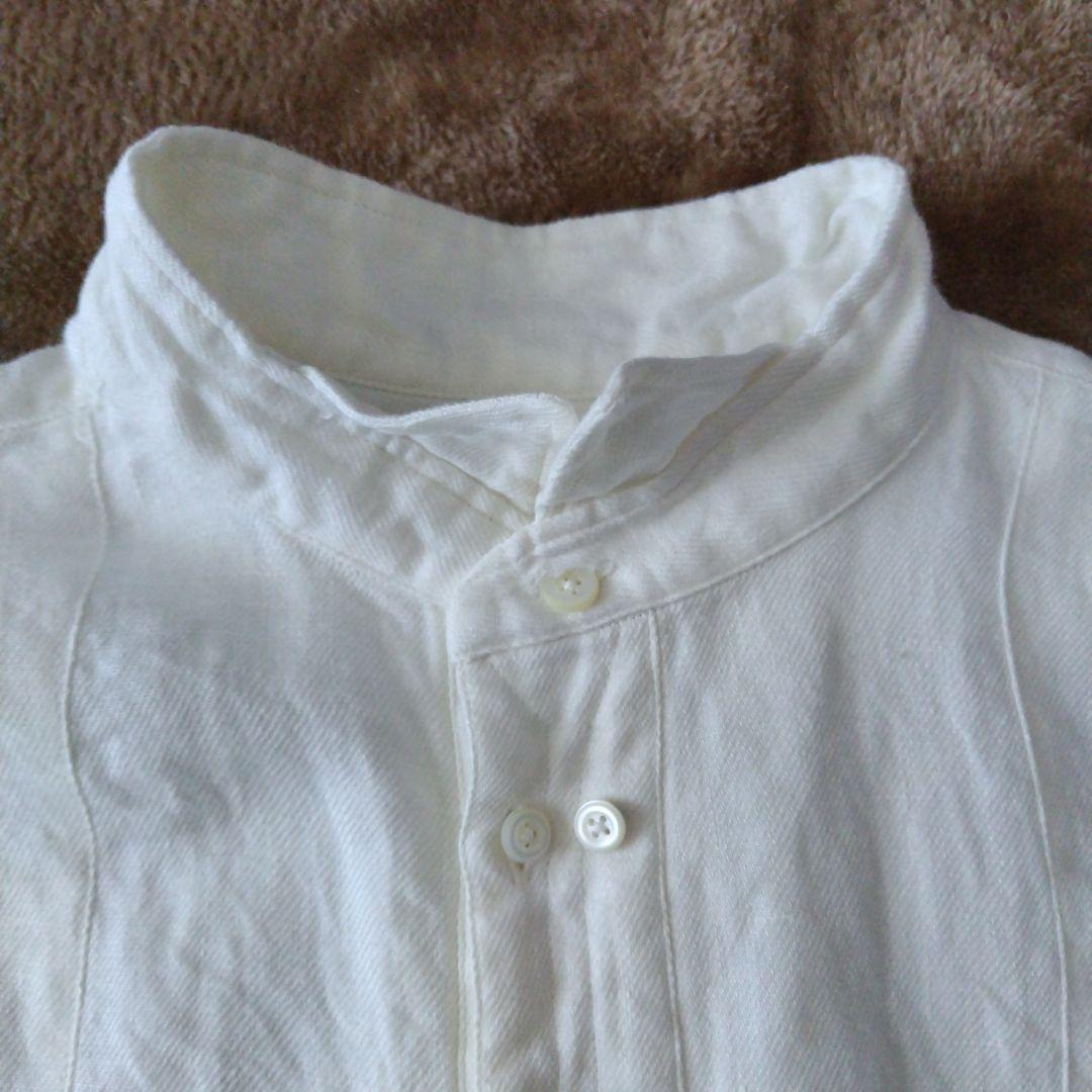 DJANGO ATOUR　ジャンゴアトゥール　ウィングカラーリネンシャツ　S