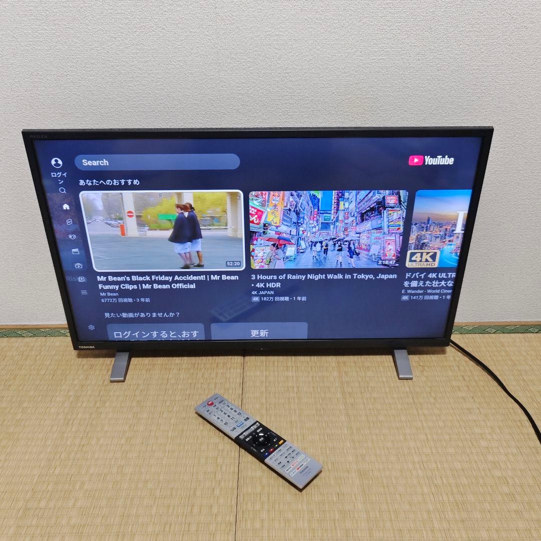 Wi-Fiスマートテレビ TOSHIBA 32v型　動画アプリ／地上波 美品