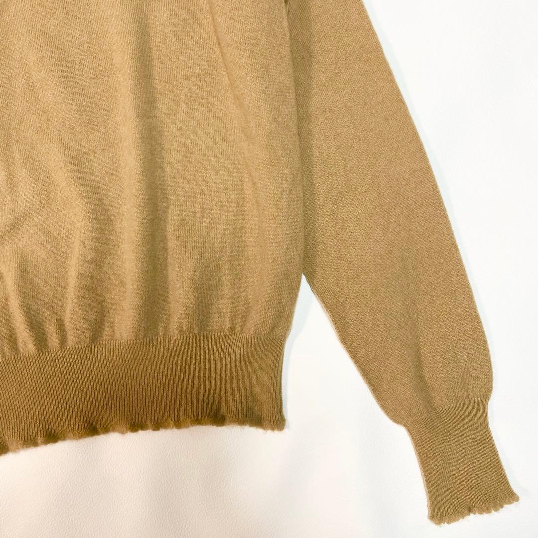 カシミヤ100%✨　BLAMINK 12G クルーネックニット　36