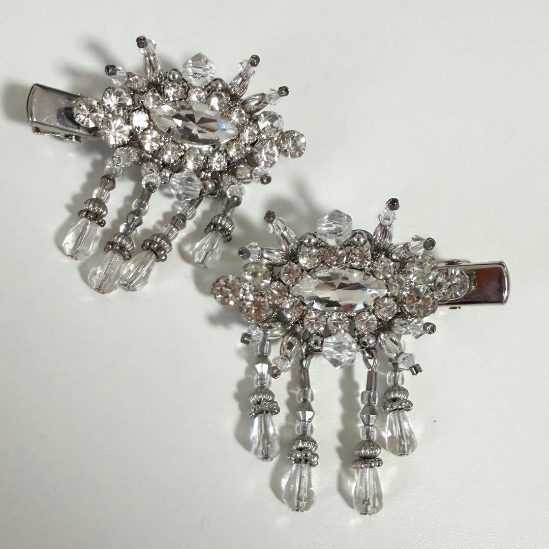 【tanakadaisuke/タナカダイスケ】crystal hair clip