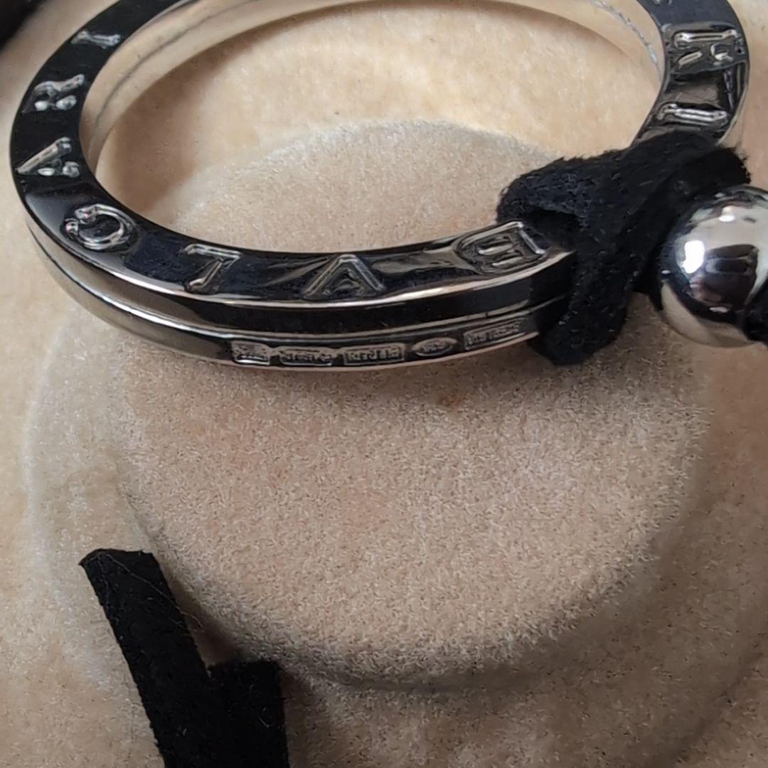 美品 BVLGARI ブルガリ シルバーキーリングチョーカー ボックスケース付