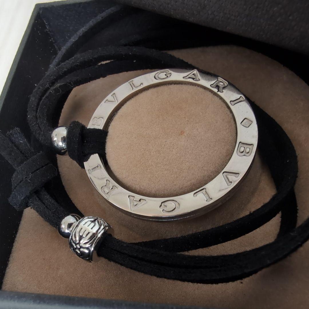 美品 BVLGARI ブルガリ シルバーキーリングチョーカー ボックスケース付
