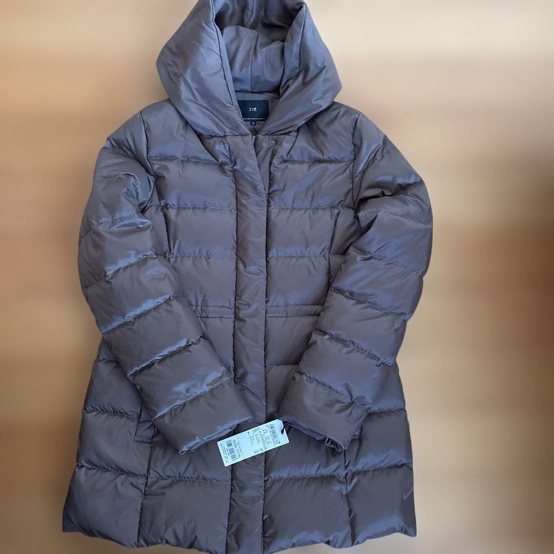 専用です。　新品未使用タグ付　２３区　シレータフタ　ミドル丈　ダウンコート　４２