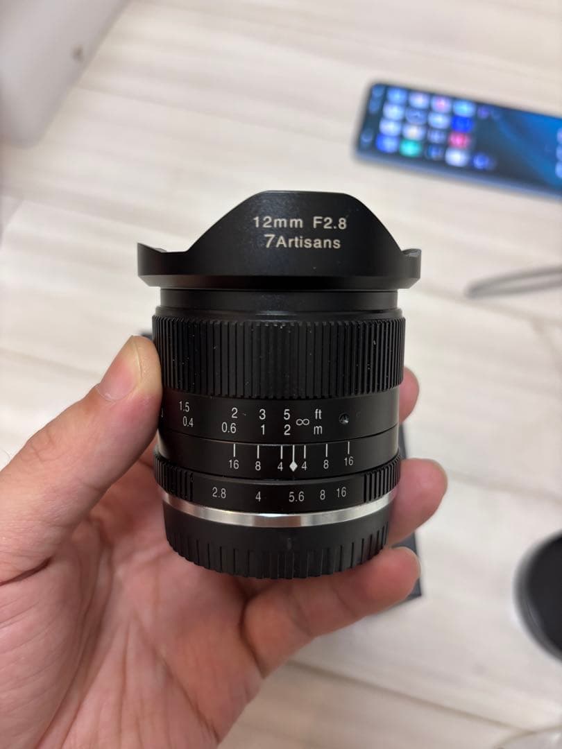 7Artisans 12mm F2.8 レンズ