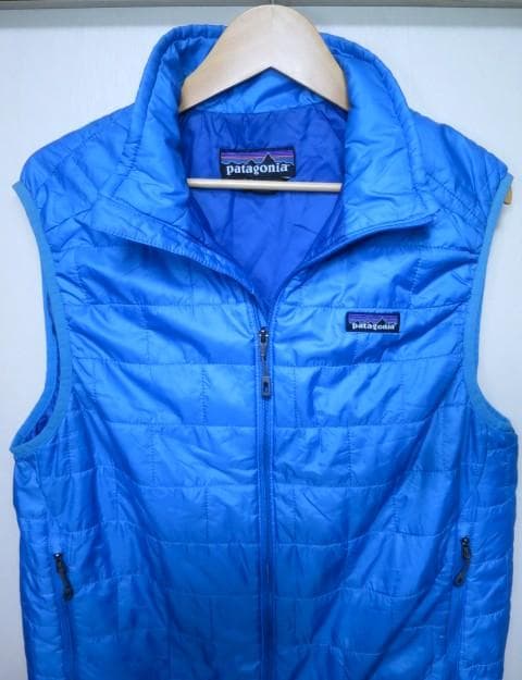patagonia ナノパフ ベスト M プリマロフト ブルー
