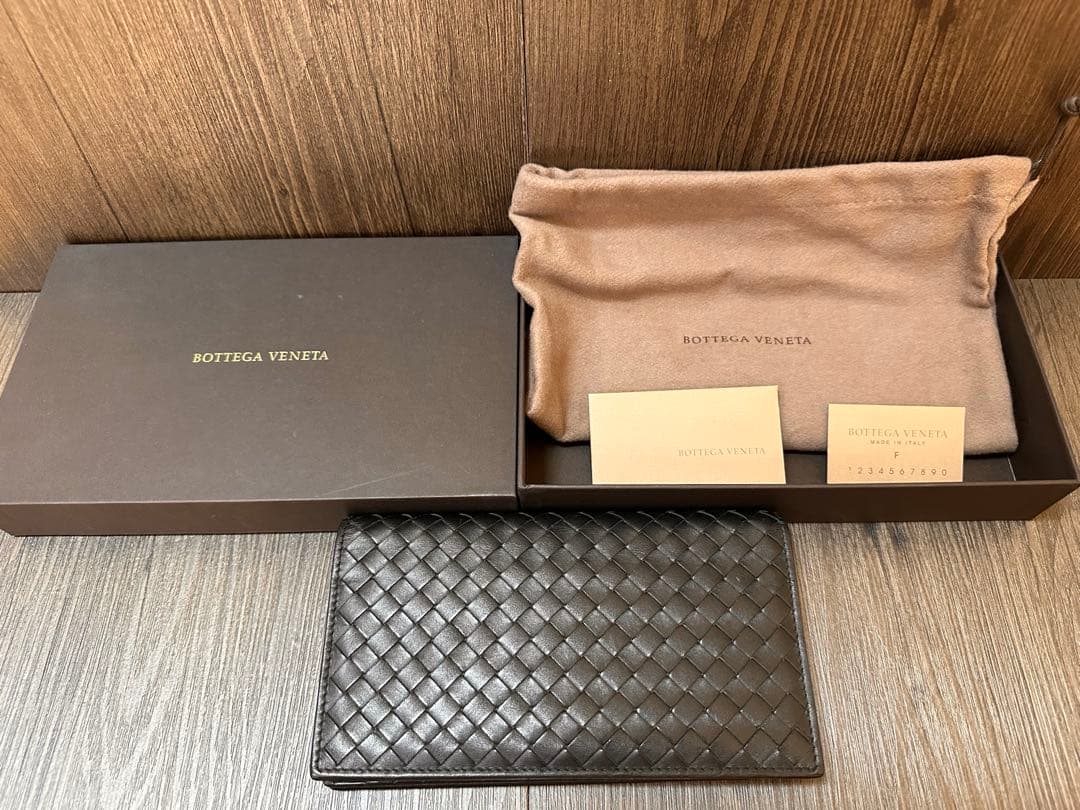 BOTTEGA VENETA 編み込みレザー長財布 ボッテガヴェネタ