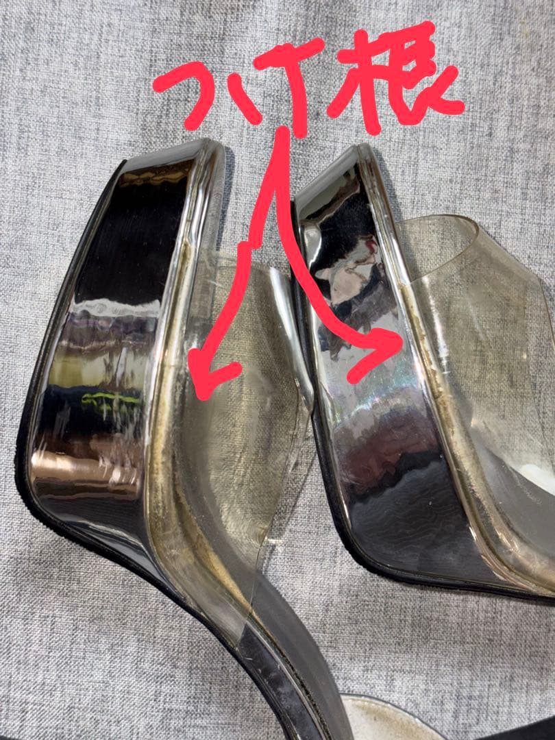 【BBJ公式】ベストボディジャパンヒール シルバー 24cm アンクルバンド付き