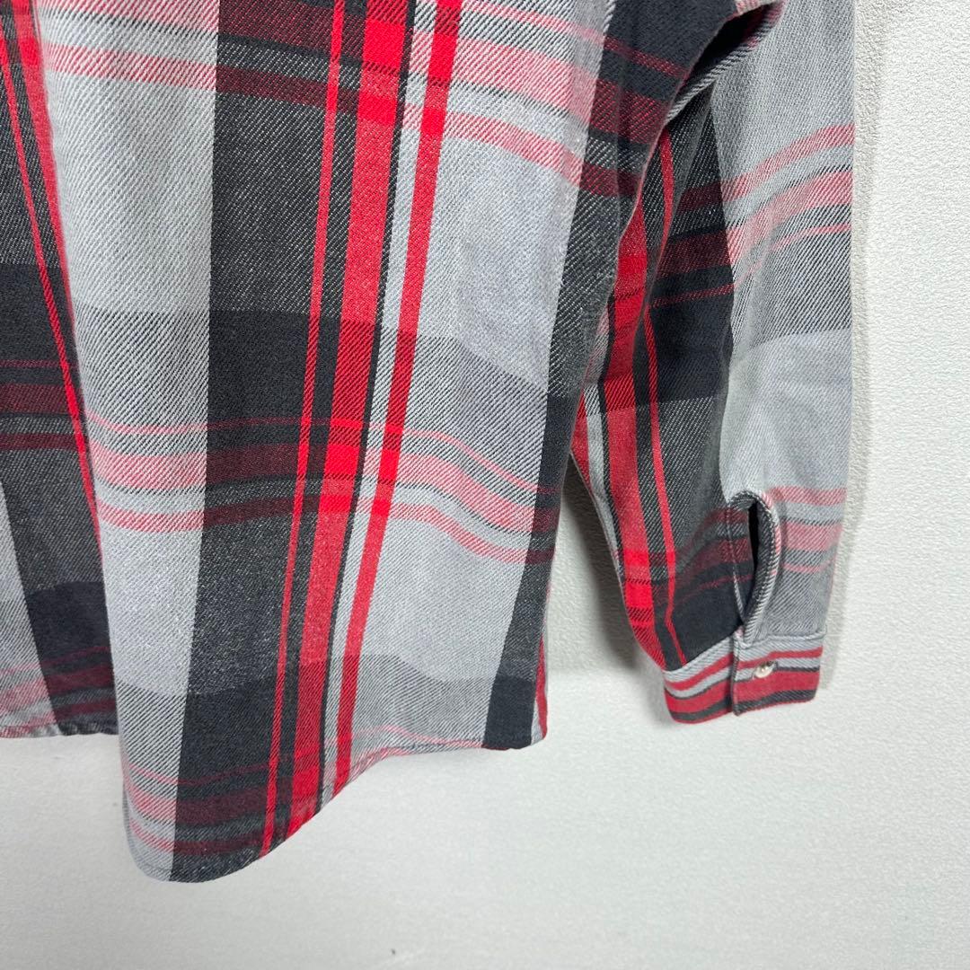 FIVE BROTHERヘビーネルシャツ チェック USA アメカジ バイカー