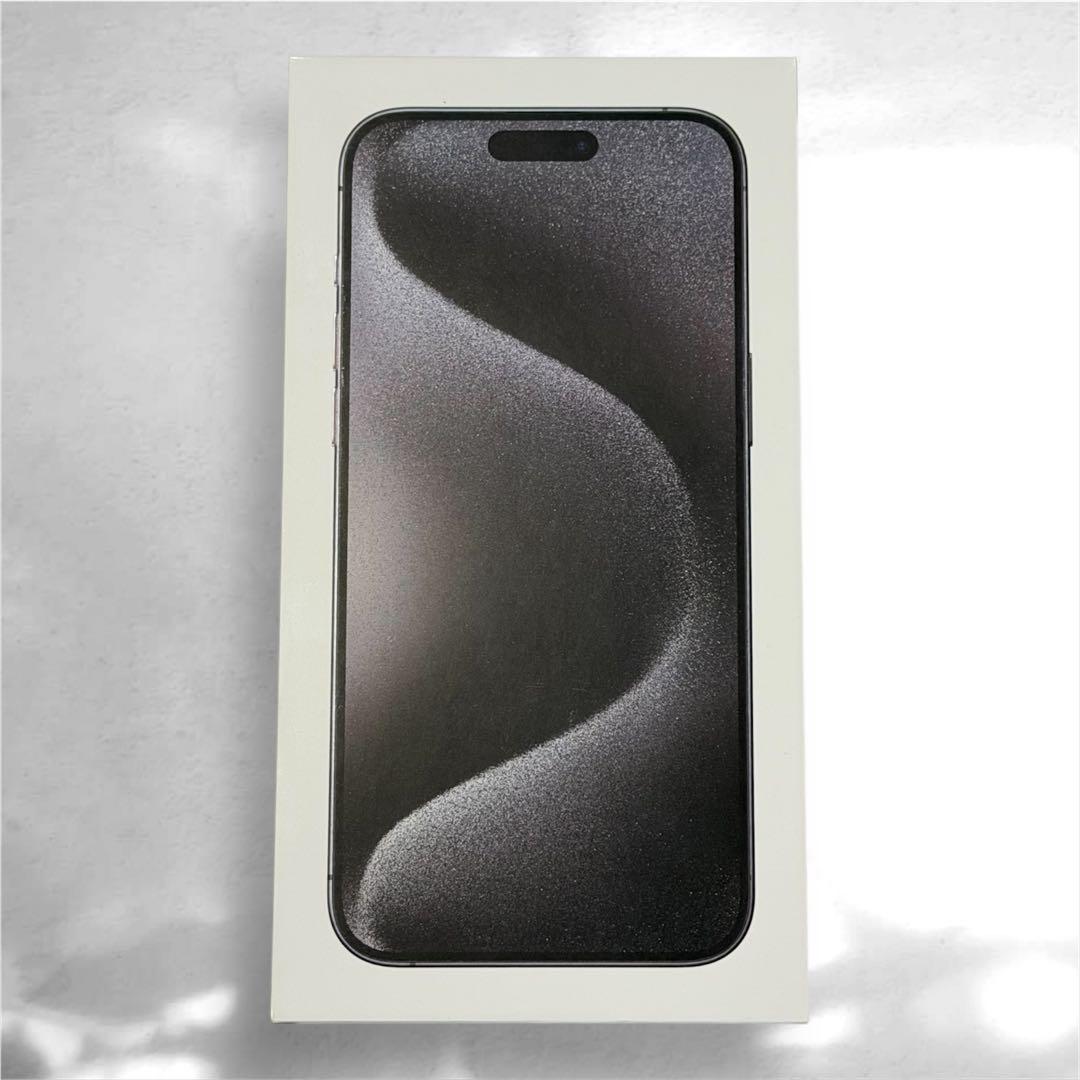 【極美品】iPhone 15 Pro Max 256GB　ブラックチタニウム