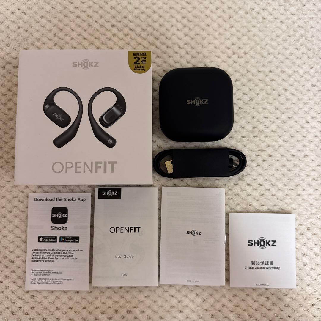 SHOKZ OPENFIT 骨伝導イヤホン