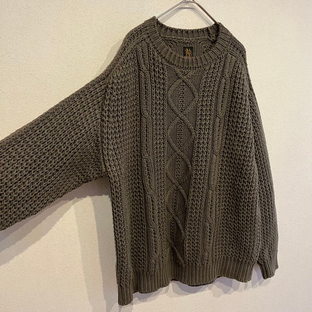 【美品】steven alan 別注 BATONER 21AW ケーブルニット