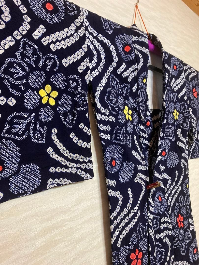 有松絞り　絞り浴衣　② 身丈158