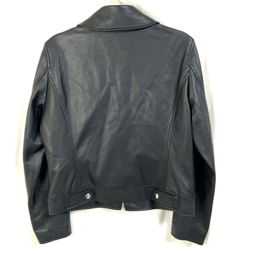 美品McGREGOR ライダースジャケット　革ジャン　レザージャケット　ブラック