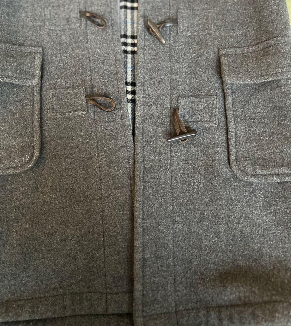 BURBERRY BLUE LABEL チェック ロングダッフルコート