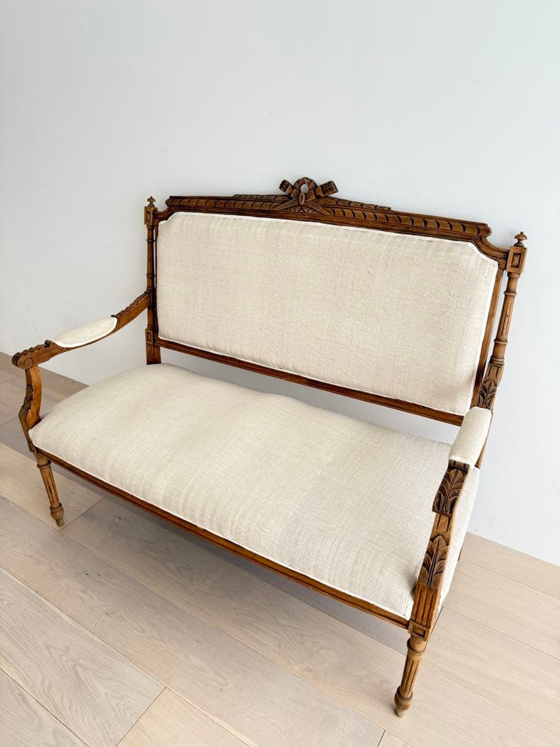 N*Y様 ベルギーアンティークソファベンチクランクマルチェロkrank marc