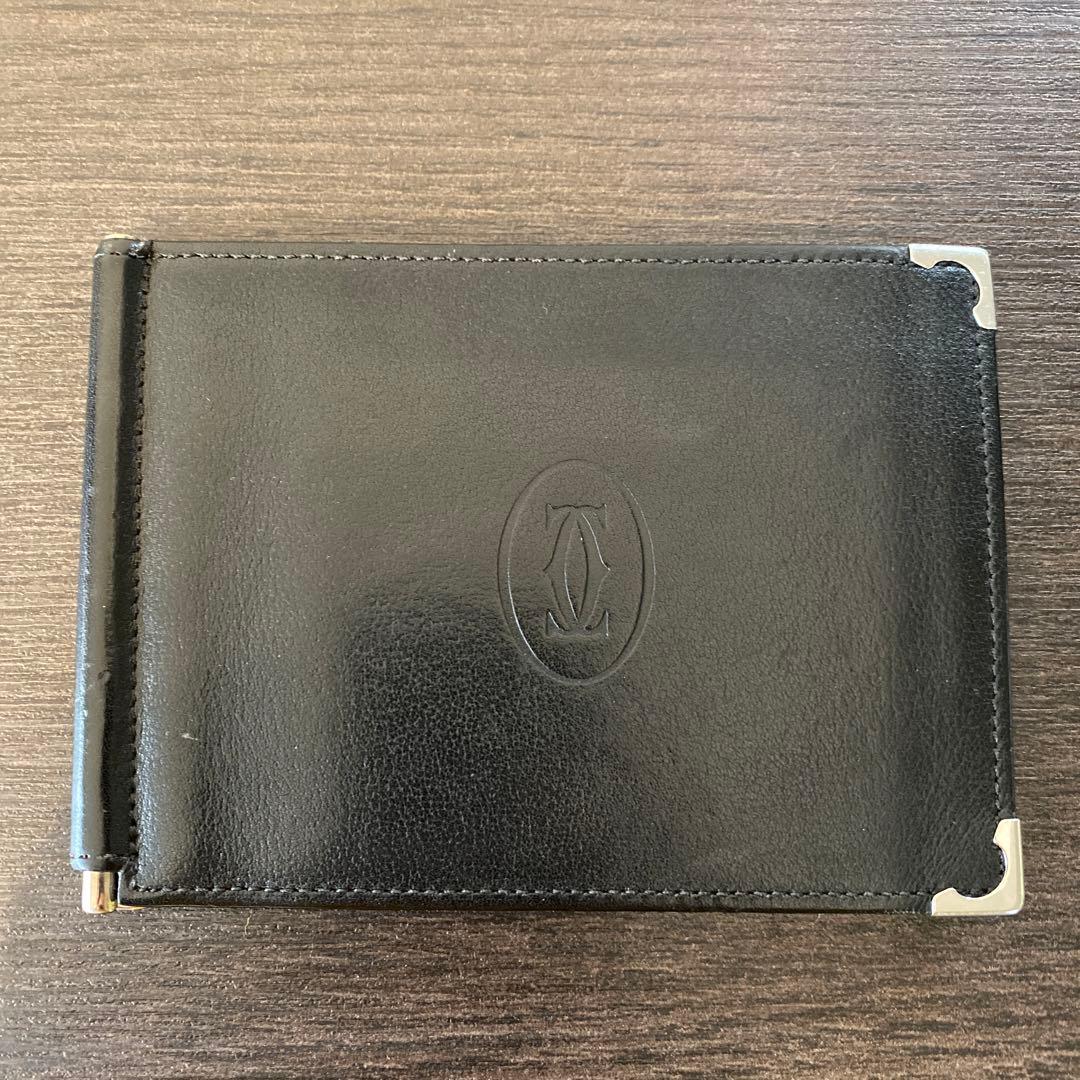 カルティエ　カードケース　二つ折り　マネークリップ マストライン　札入れ