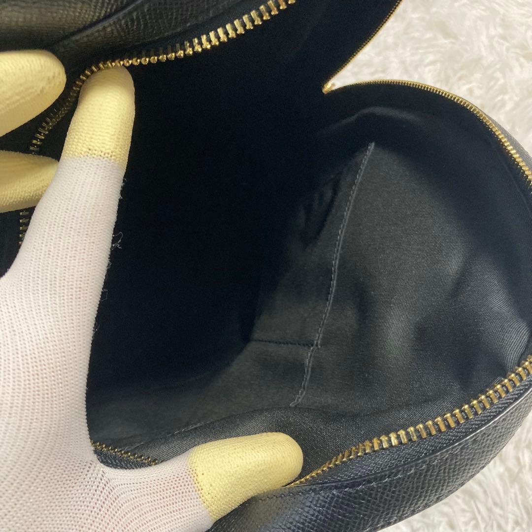 極美品　現行　コーチ　リュック　ケンリー　バックパック　A4収納可　レザー　黒