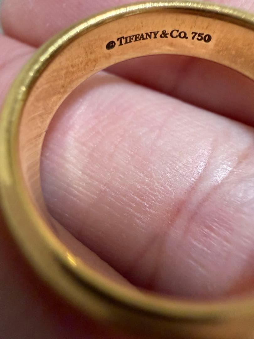 Tiffany & Co. 750ゴールド リング　#14〜15