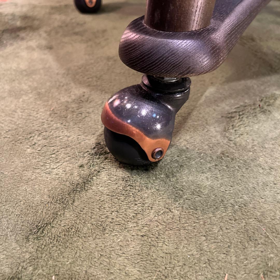 Sale L ４ NAGANO キャスター付き　３６０度回転　　アームチェア