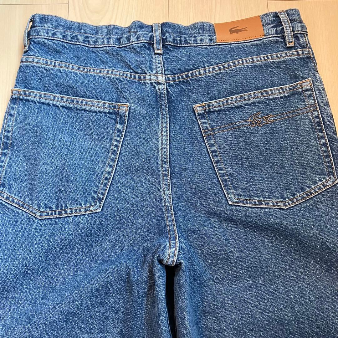 【新品】 LACOSTE（ラコステ） イージーデニムパンツ Sサイズ （ブルー）