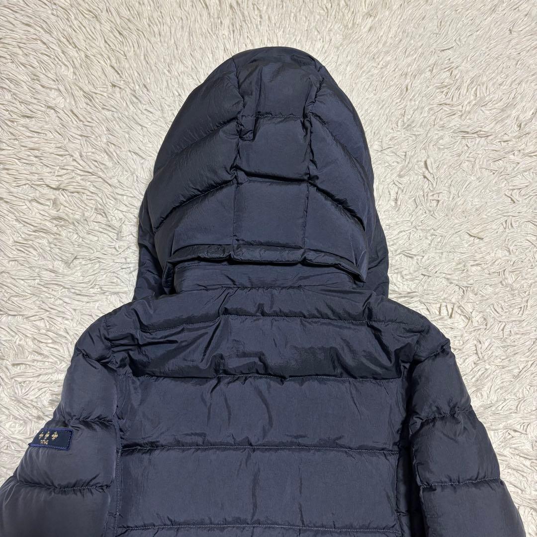 TATRAS ポリテアマ ダウンコート フード取り外し可 ネイビー 02