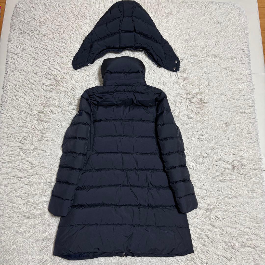 TATRAS ポリテアマ ダウンコート フード取り外し可 ネイビー 02