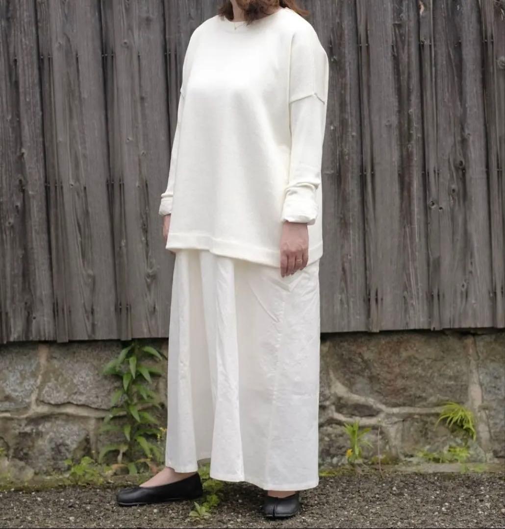 Yoli ヨリ Cotton long knit ベージュ