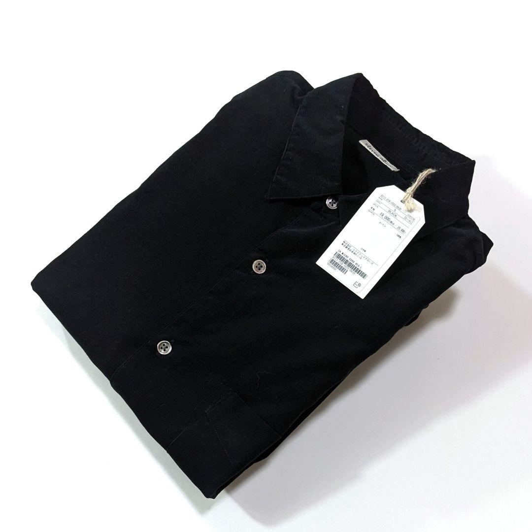未使用タグ付き★スティーブンアラン　コーデュロイシャツ　ブラック　S